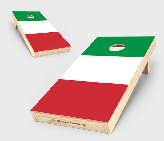 Italian Flag Cornhole Set