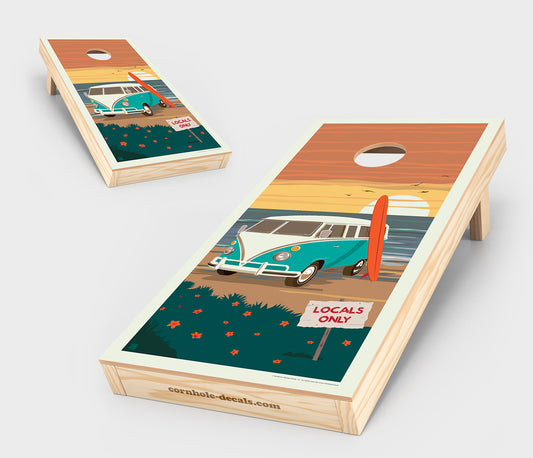 Locals Only: VW Surf Van Cornhole Board Set